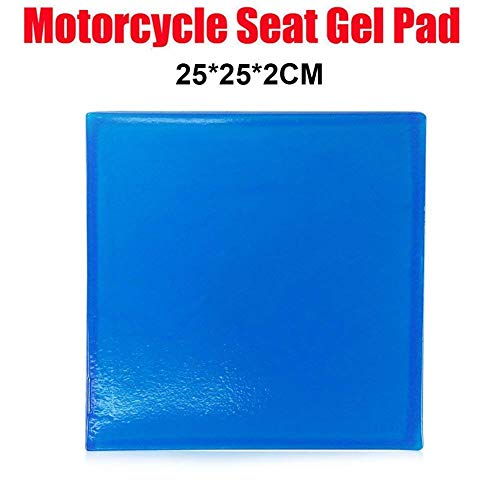 Pjhao Asiento de la motocicleta Gel Pad choque Mats absorción 25 x 25 x 2 cm