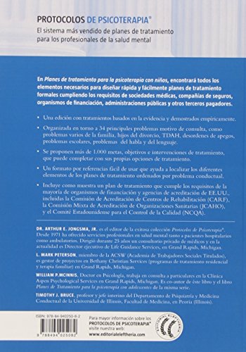 Planes De Tratamiento Para La Psicoterapia Con Niños (Protocolos de psicoterapia)