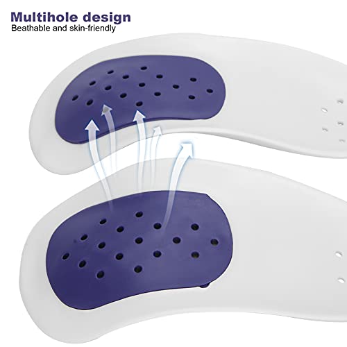 Plantilla unisex, diseño multiagujero fácil de limpiar Plantilla ortopédica transpirable Segura y ecológica para Pes Varus(I)