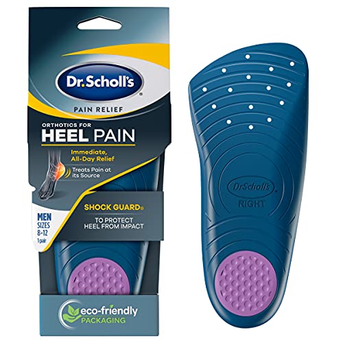 Plantillas ortopédicas de Dr. Scholl's, contra el dolor de talones, para hombre, 1 par