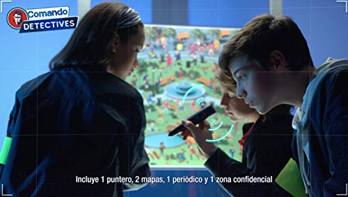 PLAY FUN BY IMC TOYS Comando Detectives | Identifica el culpable con el puntero - Juego de mesa para niños +8 Años