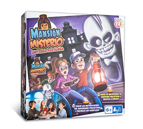 PLAY FUN BY IMC TOYS Mansión Miserio | Juego Escape Room con libro mágico y linterna para niños +6 Años