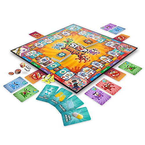 PLAY FUN BY IMC TOYS Stop The Virus | Juego de Mesa Familiar Divertido para niños y niñas +8 Años