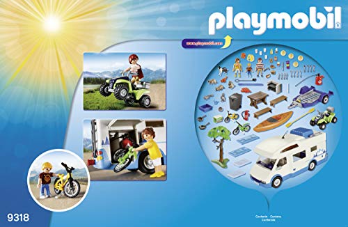 PLAYMOBIL 9318 - Family Fun Camping Aventura, a Partir de 4 Años