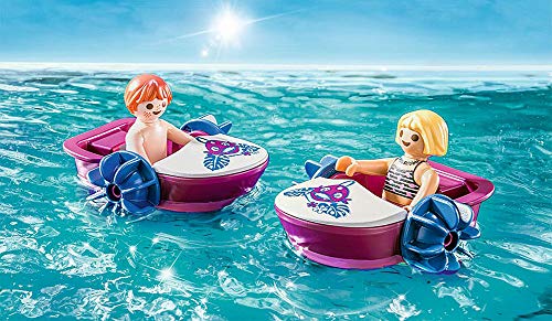 PLAYMOBIL - Family Fun, Alquiler de Botes con Bar, a Partir de 4 años (70612)