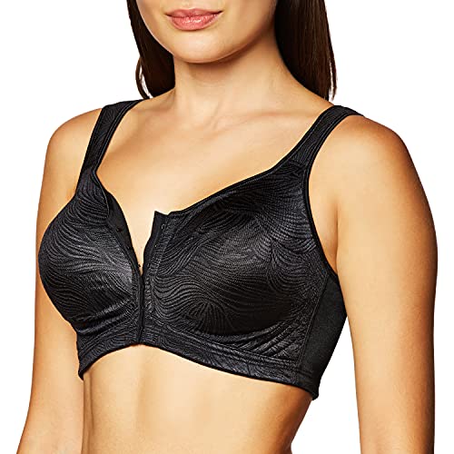 Playtex Womens 18 Hour Posture Boost Wirefree Bra (USE525) -Black -38C