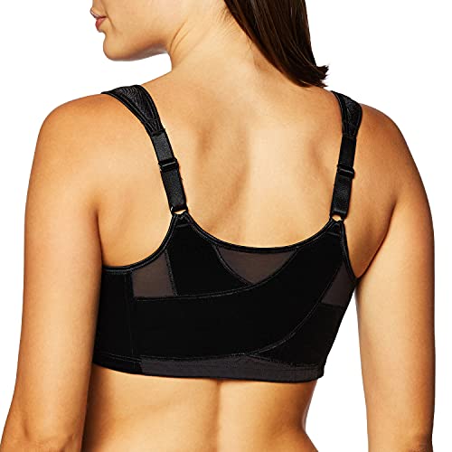 Playtex Womens 18 Hour Posture Boost Wirefree Bra (USE525) -Black -38C