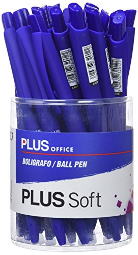 Plus Office 080902 - Pack de 25 bolígrafos, color azul