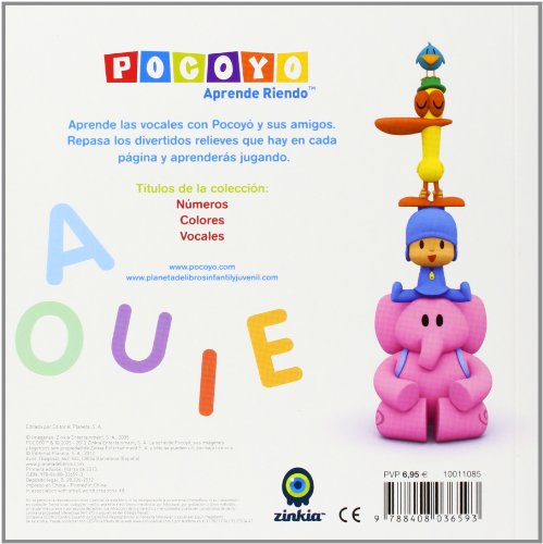 Pocoyó. Vocales: Con divertidos relieves (Pocoyo)