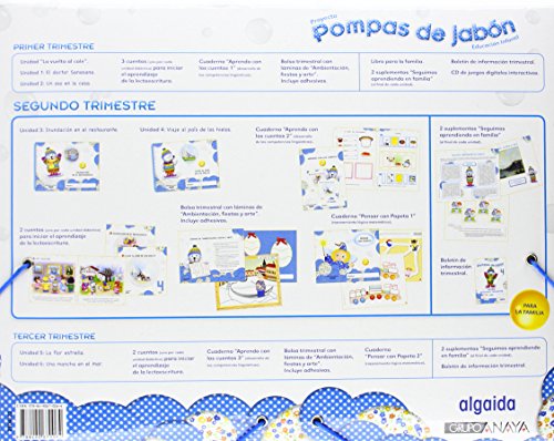 Pompas de jabón 4 años. 2º trimestre. Proyecto Educación Infantil 2º ciclo - 9788490670064