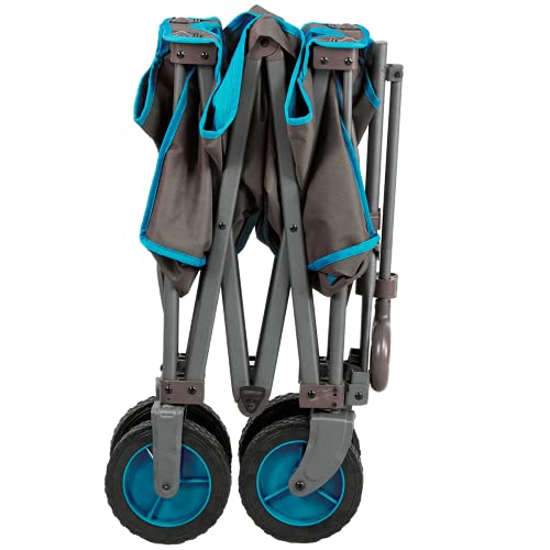 Portal Outdoors Alf - Carretilla Plegable Unisex con Marco de Estudio Resistente, 100 kg de Carga máxima, Festivales/campamentos, Azul, Talla única