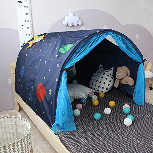 Powcan Carpa de Cama Tienda De Juego para Niños Tienda de Juegos Princess Castle para niñas Tiendas de Juegos para niños Grandes Tiendas de campaña para niños Play House 140x100x80cm