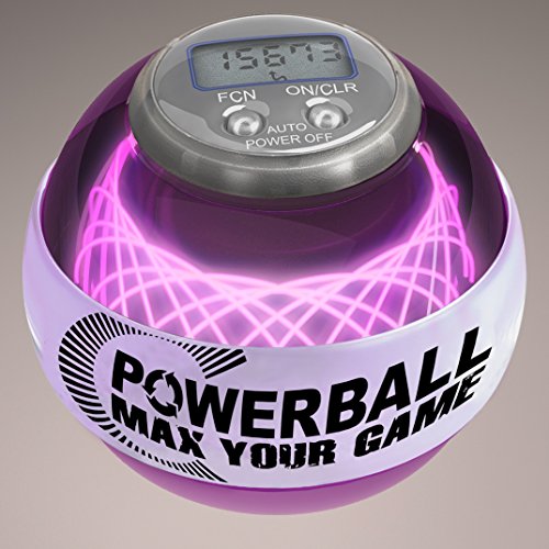 Powerball Neon Pro - Pelota para Tratar el síndrome del túnel carpiano, Color Azul (Blue)