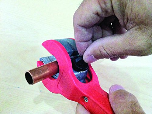 Prci 32 10 61 Copa Tubo Cobre a efecto carraca para diámetro 8 A 29 mm, rojo