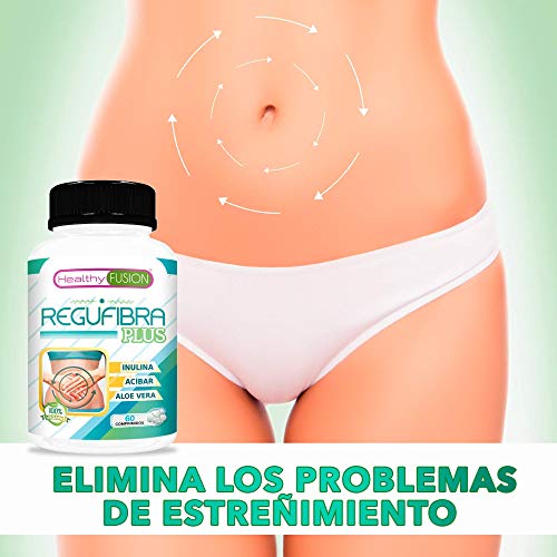 Prebiótico con aloe vera e inulina [10 mil millones UFC] | Regula el tránsito intestinal y mejora la digestión | Efecto détox | Previene el estreñimiento | Depura y elimina toxinas | 60 unidades