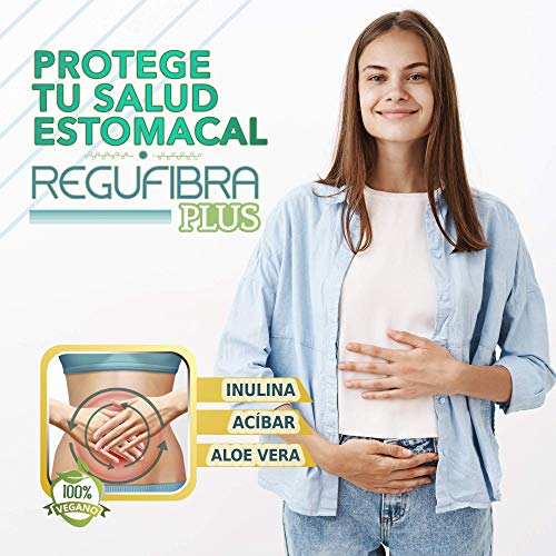 Prebiótico con aloe vera e inulina [10 mil millones UFC] | Regula el tránsito intestinal y mejora la digestión | Efecto détox | Previene el estreñimiento | Depura y elimina toxinas | 60 unidades