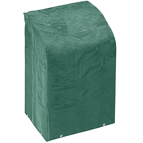 PrimeMatik - Funda Protectora Impermeable para sillas apiladas 83x123x65cm