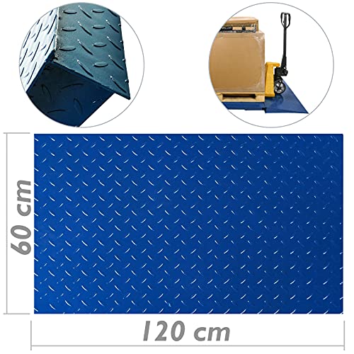 PrimeMatik - Rampa metálica para báscula Industrial de Suelo 120 cm