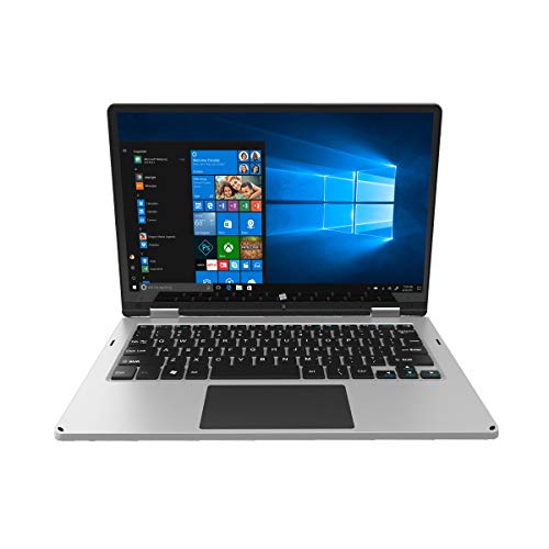 PRIXTON Flex Pro - Ordenador Portátil con Pantalla Táctil 11'6 Pulgadas, Sistema Operativo Profesional Windows 10 Pro, Procesador Intel Celeron Apollo Lake N3350, 4GB RAM / 64GB, Teclado en Español