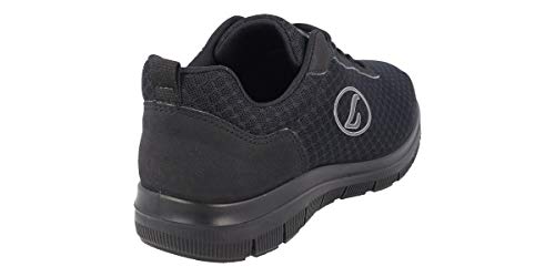 Producto Vegano. Zapato Deportivo Rest Walking con Textil última generación y Suela de Poliuretano Ultraligera. LUISETTI Zapato Deportivo Runner 31102ST Talla 41 Color Negro