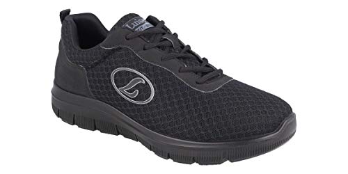 Producto Vegano. Zapato Deportivo Rest Walking con Textil última generación y Suela de Poliuretano Ultraligera. LUISETTI Zapato Deportivo Runner 31102ST Talla 41 Color Negro