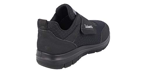 Producto Vegano. Zapato Deportivo Rest Walking con Textil última generación y Suela de Poliuretano Ultraligera LUISETTI Zapato Deportivo Runner 31104ST Talla 45 Color Negro