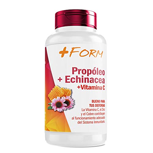 Propoleo Puro 90 Cápsulas| Propóleo+ Equinacea+ Vitamina C+ Zinc| Vitaminas para el Cansancio| Refuerza las Defensas| Aquisana