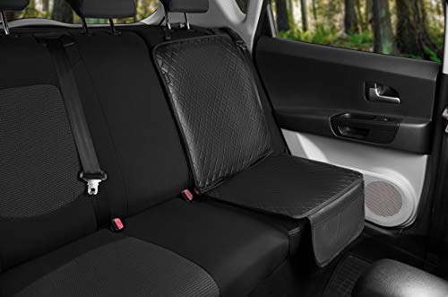 Protector de Asiento de Coche | Material Leatherette | Elegante y Resistente | Compatible con ISOFIX | Perfecto para Asientos de Alta Gama (No Wings)