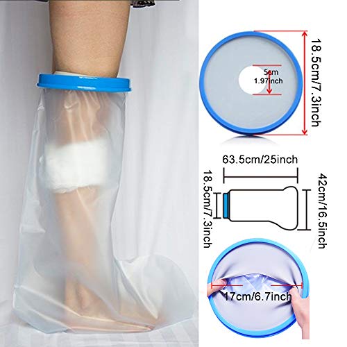 Protector impermeable para brazo escayolado para ducha, protector hermético de vendajes de escayola para brazos, muñecas, manos y huesos rotos, quemaduras y tatuajes