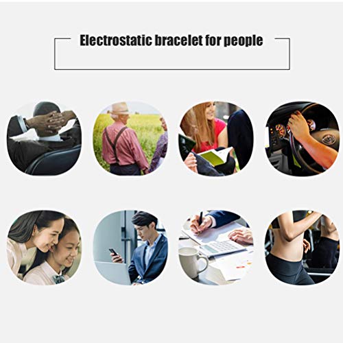 Pulseras de motivación hechas de silicona, pulsera de fitness antiestática, pulsera antiestática ajustable, pulsera deportiva con eliminador de estática corporal de silicona, unisex