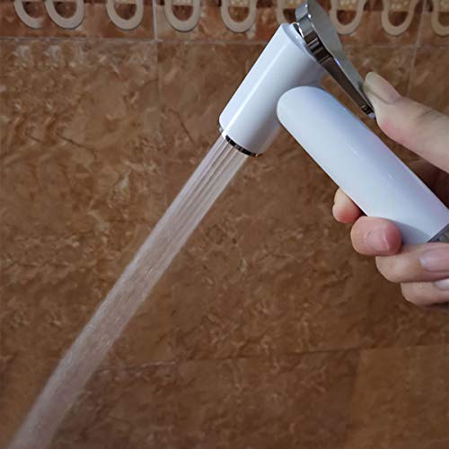 Pulverizador de bidé de acero inoxidable con manguera de ducha telescópica de 200 cm de ABS para higiene personal, 2 unidades para tuberías de agua, inodoros, bidé, baño, pulverizador de mano