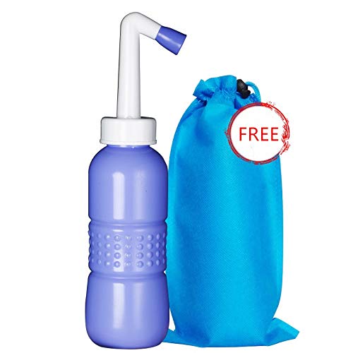 Pulverizador de bidé portátil,2PCS Portable Bidet y viaje Bidé con Mano Held Bidet Botella para uso Personal Limpieza Botella spray portátil para limpieza del baño