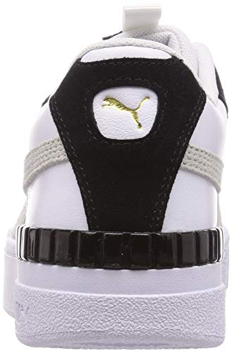 PUMA Cali Sport Mix Wn's, Zapatillas, para Mujer, Blanco (Puma White-Puma Black), 38 EU