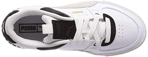 PUMA Cali Sport Mix Wn's, Zapatillas, para Mujer, Blanco (Puma White-Puma Black), 38 EU