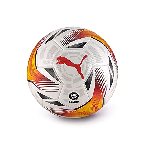 PUMA Pelota LaLiga 1 Accelerate FIFA Quality Pro WP, Puma White-Multi Colour