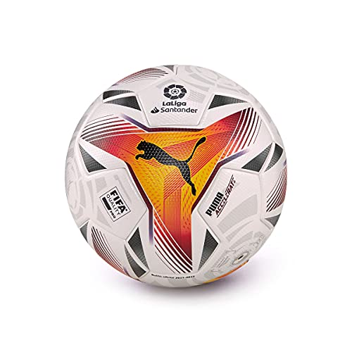 PUMA Pelota LaLiga 1 Accelerate FIFA Quality Pro WP, Puma White-Multi Colour