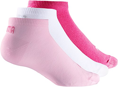 Puma PUMA UNISEX SNEAKER PLAIN 3P, Calcetines Unisex adulto, pack de 3, Rosa (Pink Lady 422), 35/38 (Talla del fabricante: 035)