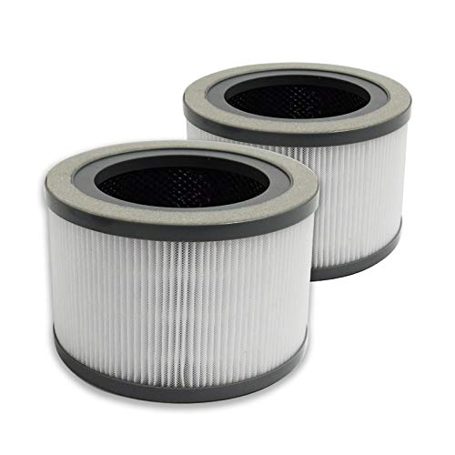 PUREBURG Paquete de 2 filtros de aire HEPA de repuesto compatibles con Levoit Vista 200 purificador de aire número de pieza Vista 200-RF