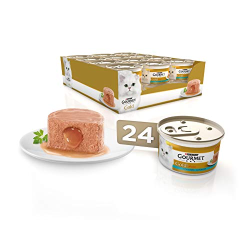 Purina Gourmet Gold Fondant comida para gatos con Atun 24 x 85 g