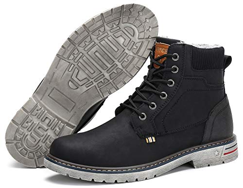 Putu Botas Hombre Botines Invierno Mujer Zapatos de Senderismo Trekking Zapatillas Cálido Nieve Antideslizantes Adulto Unisex Aire Libre Boots