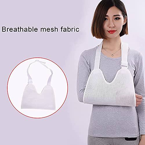 QIANMEI órtesis de Codo Sling del Brazo, rehabilitación Hombro Conjunta Sling Support, Sling médico Transpirable Ajustable, for Soporte de Lesiones, cirugía de Hombro, Huesos fracturados, dislocación