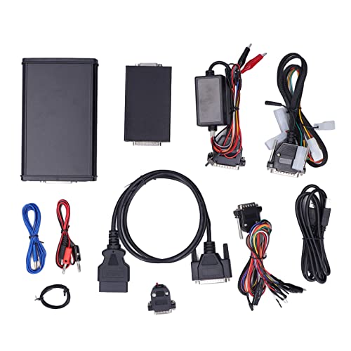 Qiilu OBD2 Tuning Kit Online ECU Scanner, Online ECU Programming Diagnostic Tool V2.8 Red PCB 12V / 24V Universal para Coches, Camiones, Tractores, Motocicletas