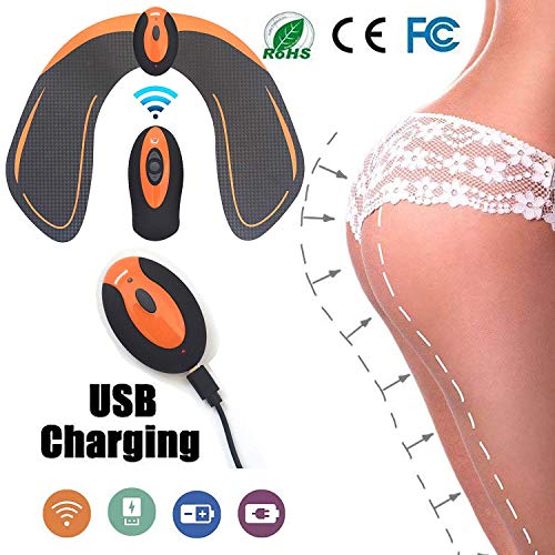 QualityPlus Electroestimulador Muscular Gluteos,EMS Gluteos Estimulador,HipTrainer,Estimulador Muscular Ejercitar Gluteos USB Recargable(Hombre y Mujer)