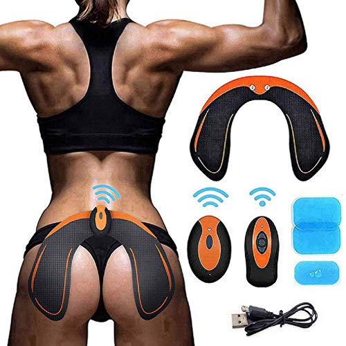 QualityPlus Electroestimulador Muscular Gluteos,EMS Gluteos Estimulador,HipTrainer,Estimulador Muscular Ejercitar Gluteos USB Recargable(Hombre y Mujer)