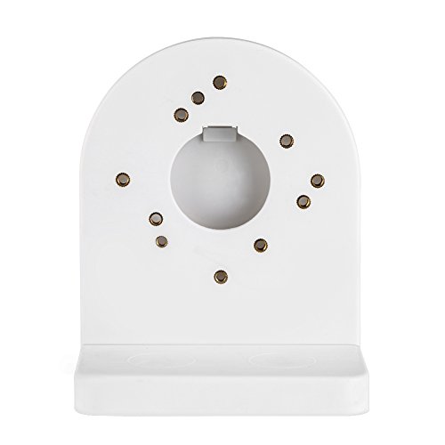 Queen.Y Universal CCTV Abs Plástico Domo Cámara Soporte de Montaje en Pared Aleación de Aluminio Impermeable Soporte Blanco para Dahua