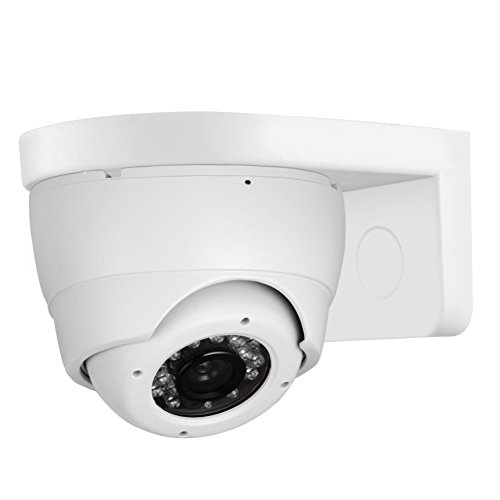 Queen.Y Universal CCTV Abs Plástico Domo Cámara Soporte de Montaje en Pared Aleación de Aluminio Impermeable Soporte Blanco para Dahua