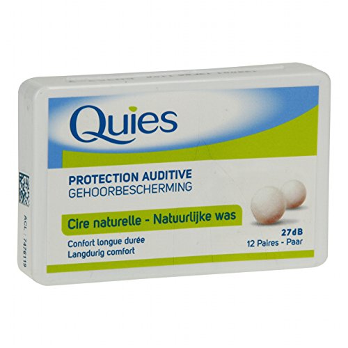 Quies – Bolas de protección auditiva de cera natural – lote de 3 cajas de 24 bolas (3)