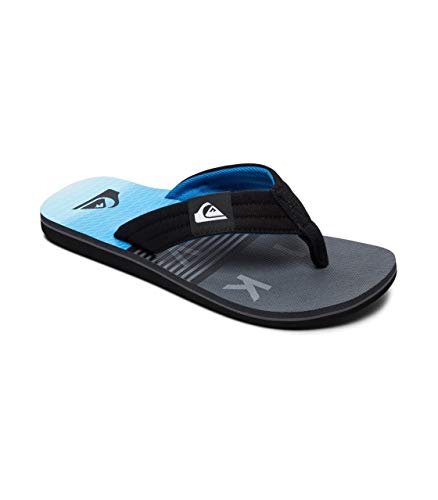 Quiksilver Molokai Layback Youth, Zapatos de Agua, Black Grey Blue, 37 EU