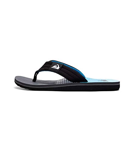 Quiksilver Molokai Layback Youth, Zapatos de Agua, Black Grey Blue, 37 EU