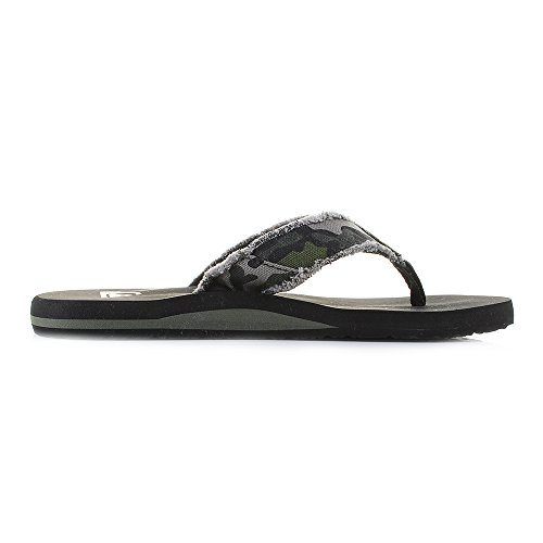 Quiksilver Monkey Abyss, Zapatos de Playa y Piscina Hombre, Verde Green Brown Black Xgck, 43 EU